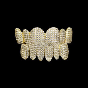 925 Sterling <b>Silver</b> Vintage Hip Hop VVS <b>Diamond</b> Grillz <b>Teeth</b> Customized IGI Certified Moissanite Gold Plated Jewelry for Gift - Product Image 2