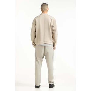 เสื้อแจ็คเก็ตผ้าแคนวาสและโพลีเอสเตอร์ทรงปกติ สไตล์ชุดทำงานฤดูใบไม้ร่วง คอตั้ง ผ่านการตกแต่งและย้อมสี-MN-JKT-WS25-052 - Product Image 5