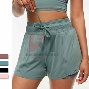 <b>Women</b> Solid Mid Waist Gym <b>Shorts</b> | Butt Lift <b>Yoga</b> Biker <b>Shorts</b> | Super Stretch Breathable Spandex/Polyester High Quality Fitness - Product Image 3