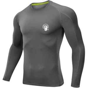 OEM personnalisé hommes été décontracté Compression Rash Guard Fitness chemises de course pour l'entraînement de gymnastique - Product Image 4