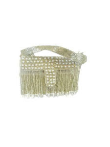 Cartera nupcial de formas cuadradas con cuentas elegantes de calidad superior Estilo de dama de moda para momentos impresionantes del día de la boda - Product Image 2