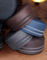 Chapeau de prière musulman modeste ArhamKufi avec logo personnalisé, accessoires en polyester, vente en gros, couvre-chef islamique pour hommes, nouveau design