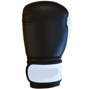 Gants de boxe en cuir PU laminé blanc à séchage rapide avec sangle de poignet réglable, antidérapants, personnalisables, imperméables - Product Image 1