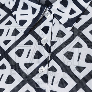 El mejor Material de sublimación para mujer para camiseta Polo Color personalizado Ajuste relajado Camiseta de manga corta para tallas grandes - Product Image 3