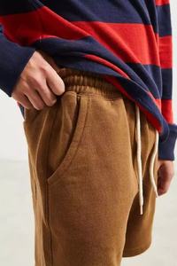 Thick Jersey Cotton <b>Fleece</b> <b>Men's</b> Gym <b>Shorts</b> Sport Running <b>Shorts</b> - Product Image 3