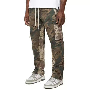 Vente en gros de haute qualité logo personnalisé pantalon pour hommes multi-poches Hip Hop pantalon décontracté et Streetwear en 2025 - Product Image 1