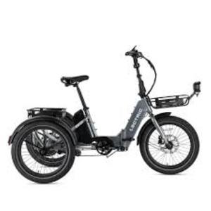 Tricycle électrique pliable 48v 700w Moteur double Lithium Noir, 42x22x33 pouces, MT-FOLD-TRK-700 - Product Image 2