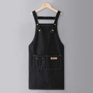 Nouveau Barista Logo Coton Tablier Floral Artiste Restaurant Bar Travail Vêtements Chef Coiffeur Coiffeur Fleur Boutique-Transfrontalier - Product Image 4