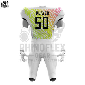Uniformes américains sur mesure 100% polyester au design élégant Vêtements de sport de haute qualité Uniformes de football américain grande taille - Product Image 6