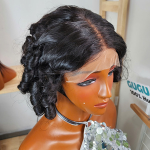 Perruques Gugu en cheveux humains, fermeture en dentelle HD 5x5, cheveux vierges vietnamiens, boucles rebondissantes, perruques bon marché au prix le plus bas - Product Image 3