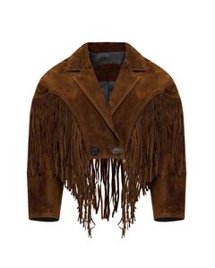 Veste en cuir véritable High Street fabriquée en usine conception en gros 400GSM trucs confortables veste en cuir pour femmes - Product Image 2