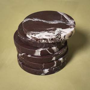 Custom <b>Marble</b> <b>Coasters</b> Natural Stone Handmade Beverage <b>Coaster</b> Set for Home Décor Gift Purpose - Product Image 5