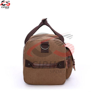Nouveau style de sacs de sport en cuir de couleur unique imperméables Sports de plein air sacs de voyage en cuir personnalisés à vendre - Product Image 4
