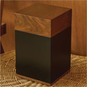 Urna de cremación de madera negra más vendida para cenizas humanas adultas, caja de urna funeraria conmemorativa de estilo americano con tapa para almacenamiento de cenizas - Product Image 4