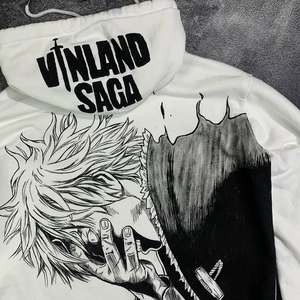 เสื้อฮู้ดสวมหัวสำหรับใส่ได้ทั้งชายและหญิงผ้าคอตตอน450GSM ลายหน้าจอแนวสตรีท - Product Image 2