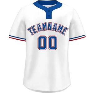 Couleur bleue Offre Spéciale maillot de Baseball personnalisé broderie imprimé votre équipe Logo nom numéro maillot de Baseball adultes respirant - Product Image 3