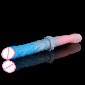 LUUK Gode lesbien coloré à double usage masturbation <span class=keywords><strong>érotique</strong></span> jouets sexuels lesbiens <span class=keywords><strong>gay</strong></span> gode en silicone double tête boutique de gros - Product Image 4