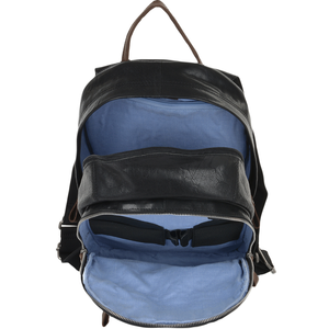 Mochila de cuero con diseño de logotipo impreso personalizado de alta calidad Cierre de cremallera de alta calidad Precio al por mayor - Product Image 4