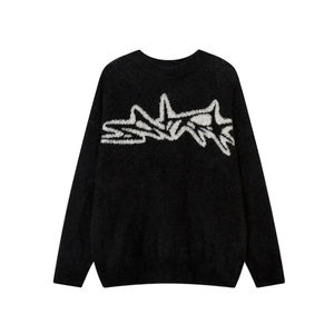 Pull de luxe pour hommes rétro cerf en peluche pull épais de haute qualité taille EU US Vintage Jacquard col rond hiver pull Streetwear - Product Image 3