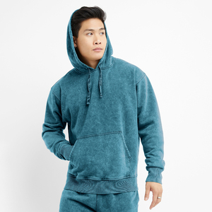 Sweat-shirts pour hommes en coton lourd de qualité supérieure, surdimensionnés, style vintage, lavés à la pierre, tie-dye, impression 3D, lavage à l'acide - Product Image 1