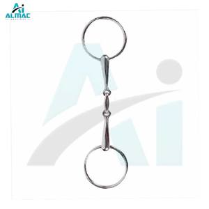 ALMAC Broca de caballo de doble articulación Acero inoxidable Cómodo y sensible para actividades ecuestres Característica reutilizable - Product Image 3