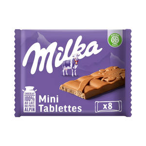 Barritas de Chocolate Amargo Milka de 90g, Dulces Sólidos con Galleta, Ideales para Momentos de Chocolate en Movimiento - Product Image 2