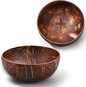 เป็นมิตรกับสิ่งแวดล้อม 100% ทําด้วยมือธรรมชาติน้ําหนักเบาชุดที่มีประโยชน์ชามมะพร้าวและช้อนไม้ผลิตในเวียดนาม - Product Image 4