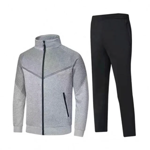 Bas prix hiver hommes survêtements 100% coton lourd respirant Sport entraînement Jogging personnalisable en gros - Product Image 3