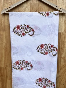 生地インドハンドプリントランニング生地インド布布コットンマルチ使用軽量夏メーカー価格 - Product Image 3