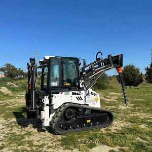 Mini-chargeuse-pelleteuse Hidromek 62T, tracteur 75KW, moment de charge élevé, chargeuse frontale, 4x4, excavatrice sur chenilles - Product Image 2