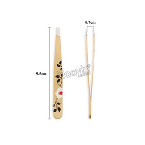 Pince à épiler à sourcils en acier inoxydable ensemble pince à épiler argent évider maquillage produits cosmétiques outil en gros Offre Spéciale de haute qualité - Product Image 3