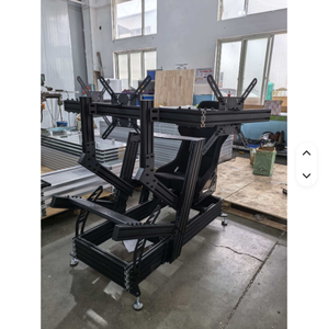 High Level Professional 6000 Series Aluminum Racing Cockpit Triple Screen <b>TV</b> Stand Immersive Seat Assembly Kit 500kg Capacity - Product Image 4