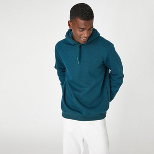 Sweat-shirt à capuche surdimensionné en éponge française avec logo personnalisé pour hommes, épais et lourd 500 460 400 Gsm, technique de broderie d'hiver à épaules tombantes - Product Image 4