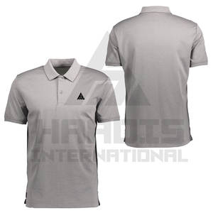 2024 nuevo diseño hombres Polos personalizados bloque de Color medio botón cómodo precio al por mayor Polo - Product Image 3
