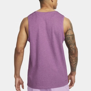 2023 Custom Sportswear Gym Tank Top Men Breathable Undershirt 100% Cotton Eco-Friendly Private <b>Label</b> Sleeveless Workout Top - Product Image 2