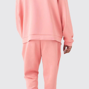Ensemble de survêtement homme de haute qualité, délavé à l'acide, uni, épais, 100% coton, style streetwear personnalisé - Product Image 5