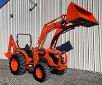 Gebrauchter 55PS KUBOTA MX5200 Traktor mit Baggerlader und Frontlader Verfügbar