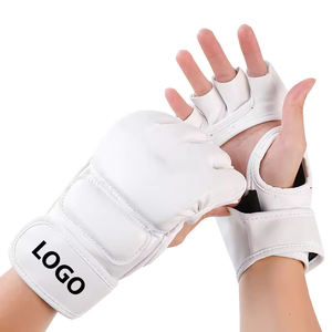 Guantes de Boxeo MMA Profesionales al por Mayor 2024, Guantes de Grappling de Cuero de Alta Calidad, Guantes de PU con Logotipo Personalizado - Product Image 1
