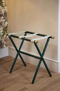 Portaequipajes plegable moderno de acero inoxidable con correas antideslizantes que garantizan estabilidad y apariencia limpia en las habitaciones - Product Image 5