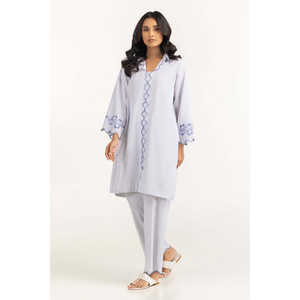 Conjunto Casual de Dos Piezas con Bordado Teñido en Hilo IPST-44693 para la Temporada Primavera/Verano - Product Image 6