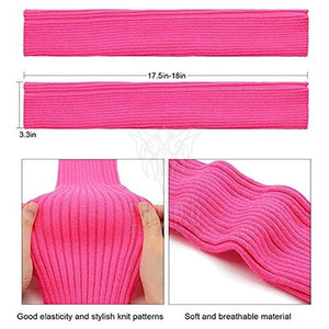 Calentadores de Piernas de Moda para Mujer, Tejido Elástico de Algodón, Ligeros, Transpirables, Diseño Sólido, para Ballet, Yoga, Invierno, OEM, Marca Privada, Alta Calidad - Product Image 6