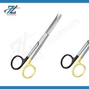 Tijeras de Afeitar Supercut Manuales de Acero Inoxidable, Curvas y Afiladas de 130 mm, Instrumentos Quirúrgicos con Certificación CE, Hechas en Pakistán - Product Image 2