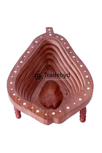 Modern Premium Quality Wooden Storage <b>Basket</b> Eco-Friendly Luxury Handmade Multi-Purpose Festive Corporate <b>Gifts</b> Tradebyd - Product Image 3