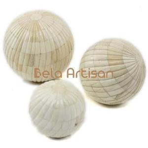 Fournisseur en vrac de boules décoratives d'incrustation d'os pour la décoration intérieure - Product Image 5