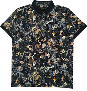 Conception personnalisée de haute qualité du fournisseur BD pour chemise nouveau Style à la mode motif solide impression numérique manches courtes 100% coton - Product Image 5