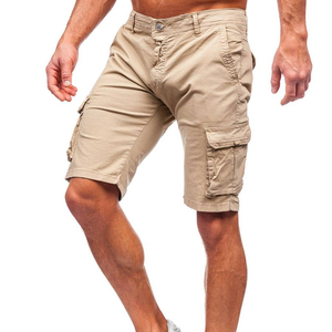 Pantalones cortos Cargo de algodón hechos a medida para hombre, ropa de calle suelta de secado rápido, Material de algodón transpirable, pantalones cortos Cargo para hombre, venta al por mayor - Product Image 1