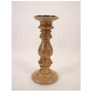 Bougeoir de pilier en bois massif de haute qualité pour la décoration de table de salon à la maison - Product Image 6
