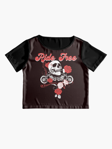 Femmes été nouveau respirant à manches courtes Modal T-Shirt doux au toucher Vintage lisse Biker Look décontracté ODM Design pour dames - Product Image 6