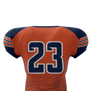 Camiseta de Fútbol Americano de Manga Corta con Estampado por Sublimación, Camiseta de Fútbol Americano de Moda 2026, Servicio OEM ODM - Product Image 6