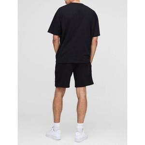 Conjunto de pantalones cortos y camisas personalizados para hombre Camiseta 100% de algodón peinado de alta calidad y conjunto de pantalones cortos de verano - Product Image 3